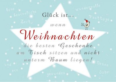 Postkarte Weihnachten von Lütt Stina