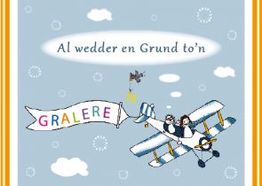 Plattdeutsche Geburtstagskarte Graleren von Lütt Stina